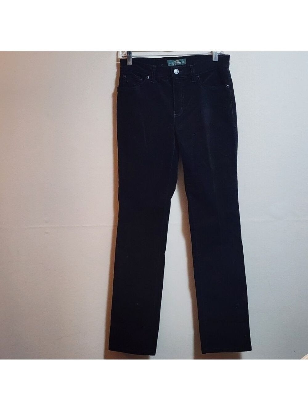 Lauren Ralph lauren cuderoy black straight leg pants size 6